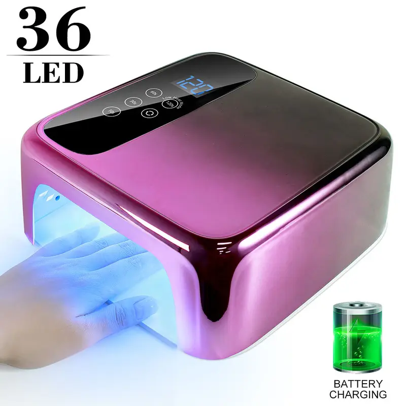 96W UV nail dryer, smart wireless light therapy