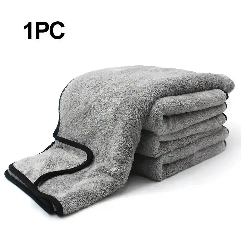 Ultra-Fine Microfiber Car Wash Towel, Thick, Absorbent, Lint-Free