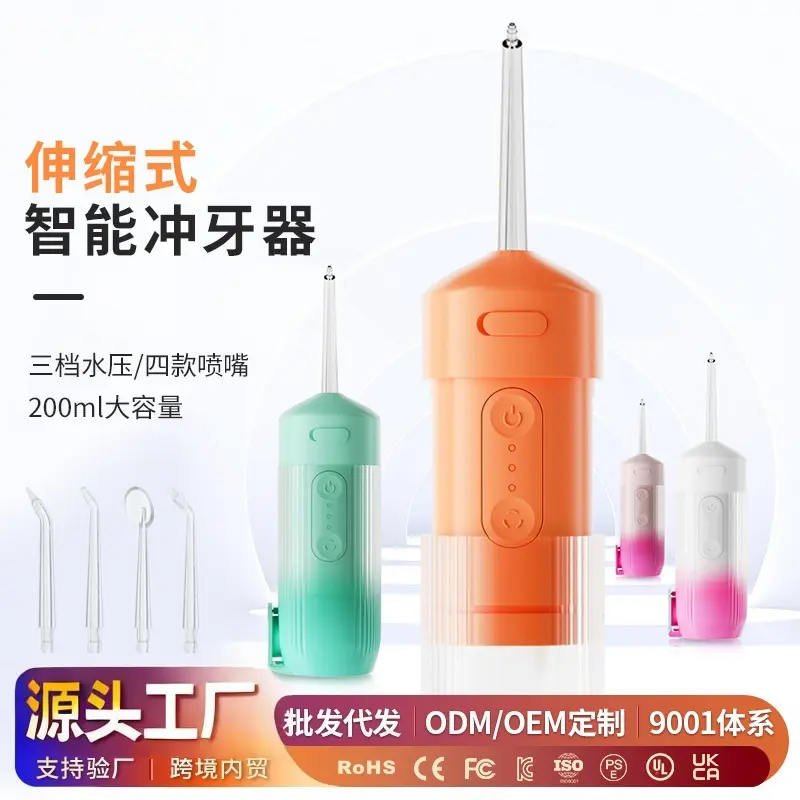 Portable electric pulse water flosser