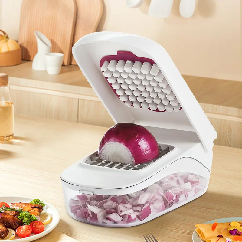 Multifunctional vegetable slicer with dicer and grater