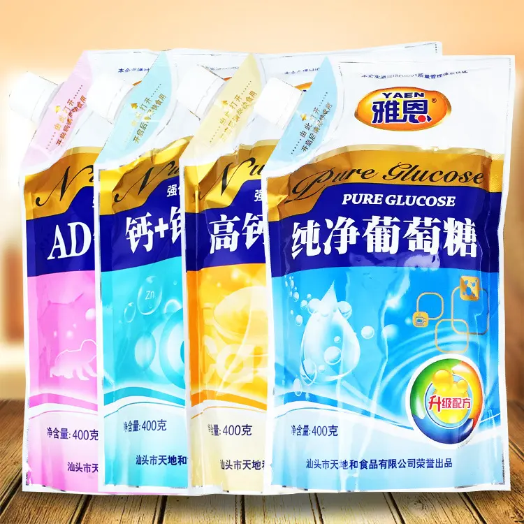 雅恩葡萄糖粉400g运动健身冲饮补充能量AD钙纯净成人食用血糖
