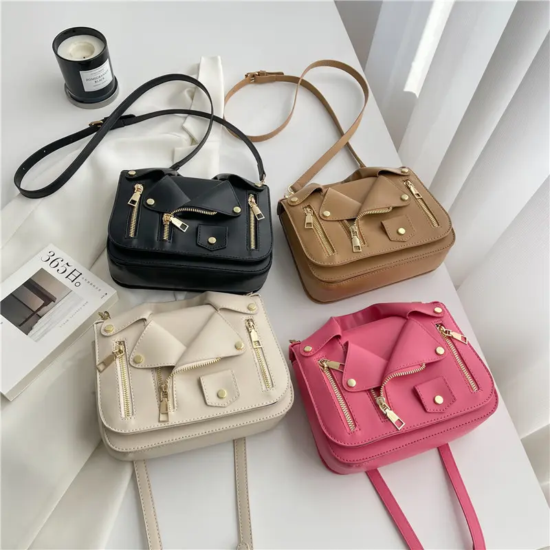 Women's Small Square Crossbody Bag, Four Colors