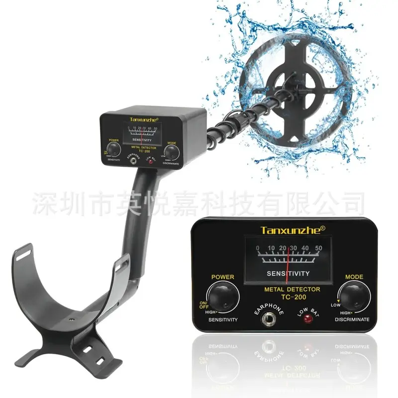 TC-200 Underground Metal Detector for Outdoor Use and Treasure Hunting