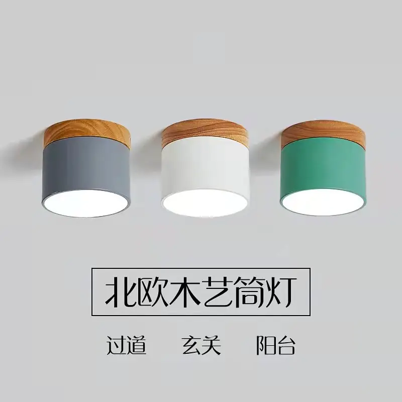 Nordic Modern Macaron Ceiling Light for Children's Room and Dining Room