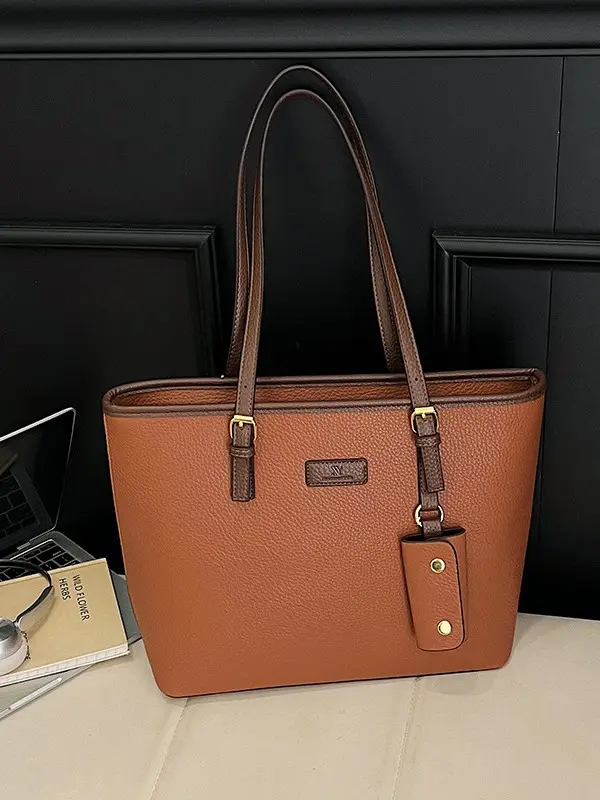 Large-Capacity Women's Tote Bag Commuter Shoulder Bag