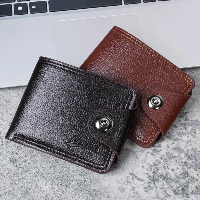 Herrenbrieftasche mit mehreren Kartenfächern und Münzfach