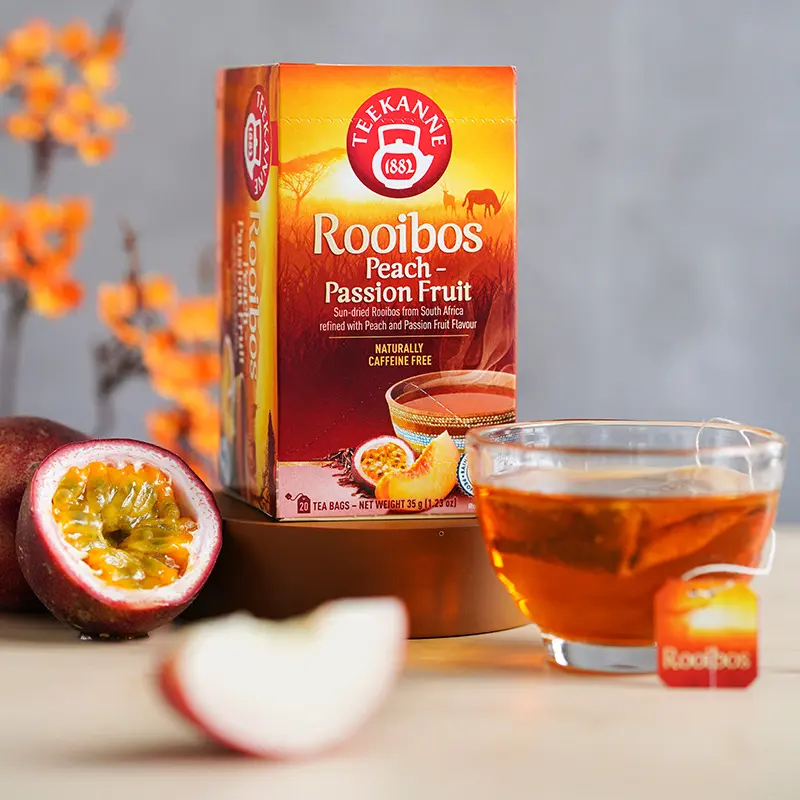 Teekanne Peach Passion Fruit Rooibos Fruit Tea Bags