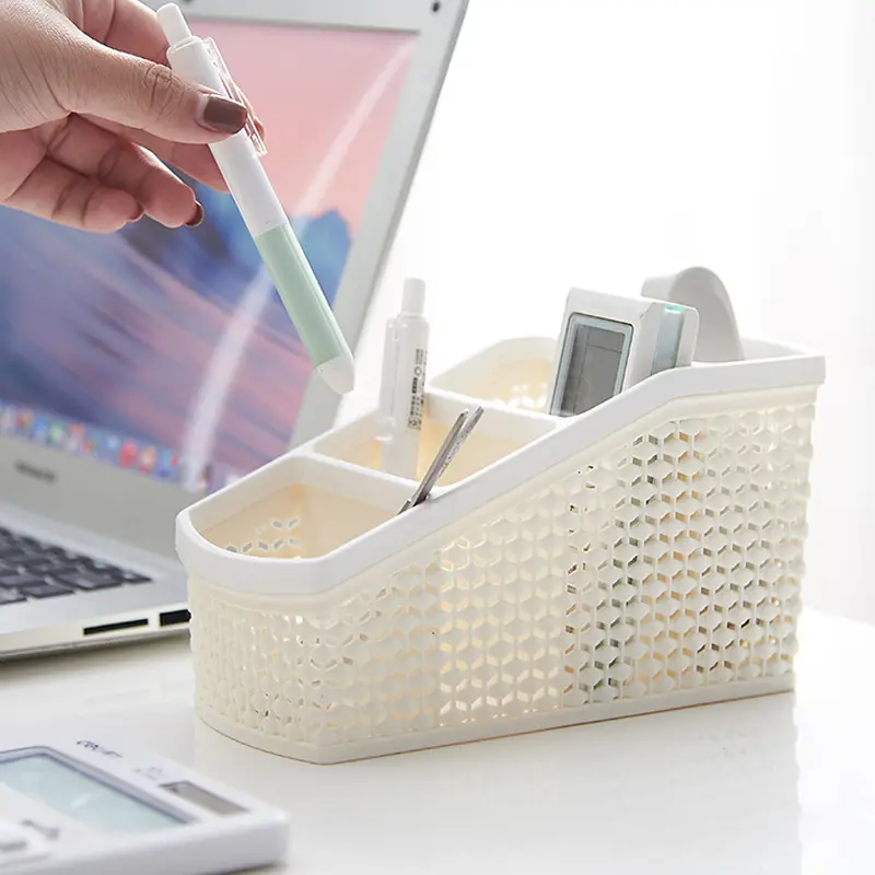 Kosmetik-Aufbewahrungsbox Schminkpinsel Lippenstift Schreibtisch-Organizer