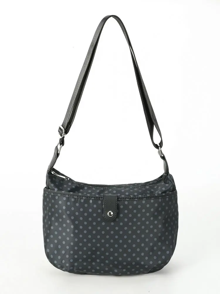 Waterproof Nylon Women's Bag, Polka Dot, Backpack and Crossbody