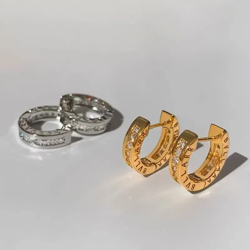 S925 Silber Ohrstecker mit Ringdesign