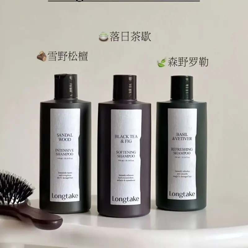 Longtake Pine Leaf Shampoo, Anti-Dandruff, Sandalwood, 300ml