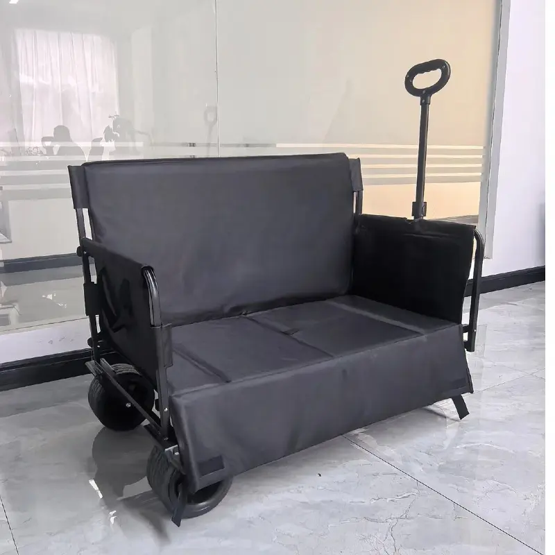 Multifunctional Folding Camping Cart with Storage for Picnics