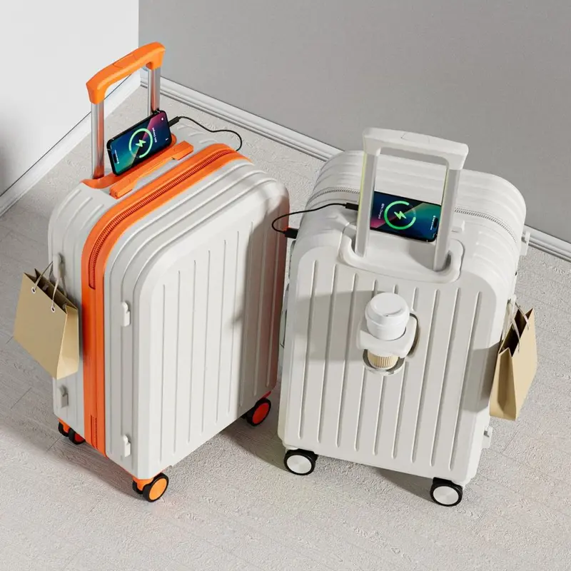 Trolley-Koffer mit Zahlenschloss, robust und langlebig