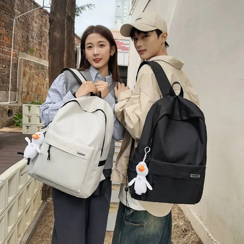 Men's Minimalist Backpack, Japanese Style, Large Capacity