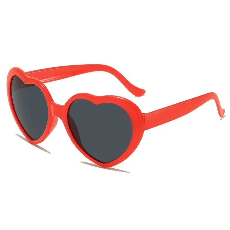 Korean Style Heart-Shaped Summer Sunglasses, Unisex