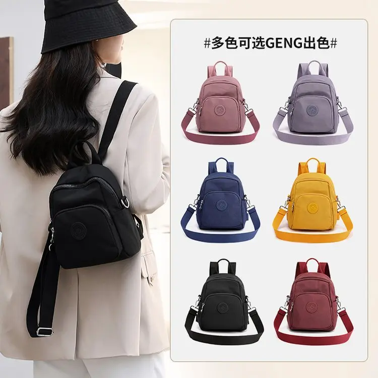 Kore tarzı mini omuz ve crossbody çanta, Oxford kumaş, kadınlar için