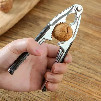 Multifunctional Metal Walnut Cracker, Pecan Shell Opener for Kitchen