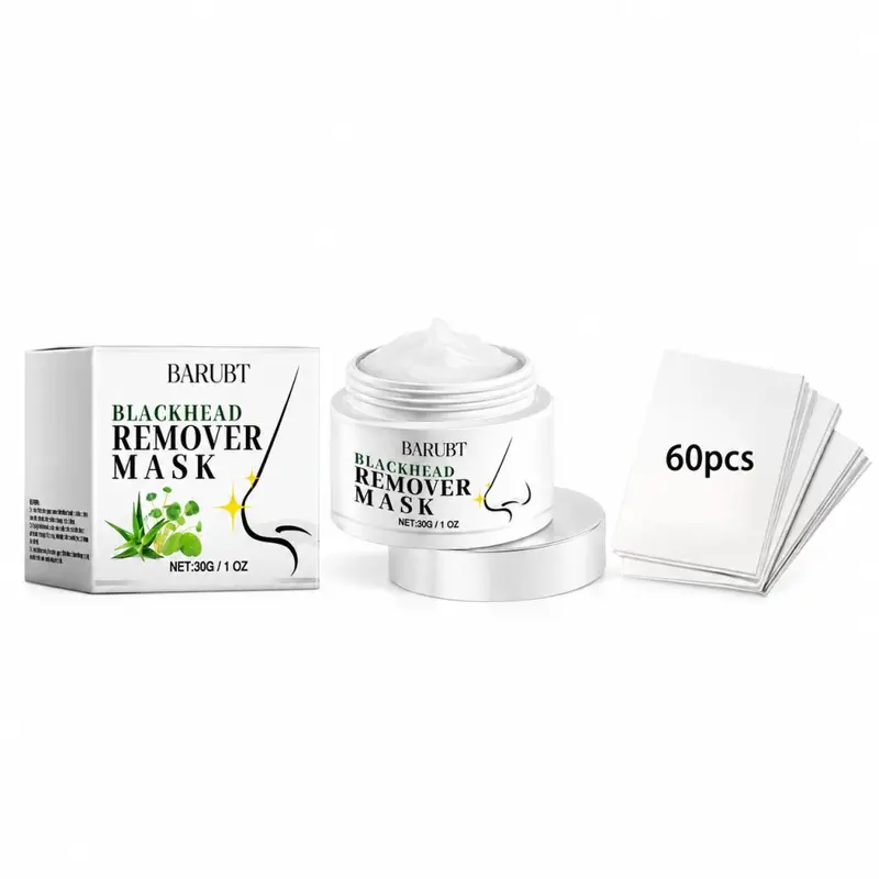 Blackhead cleansing mud mask with moisturizing formula