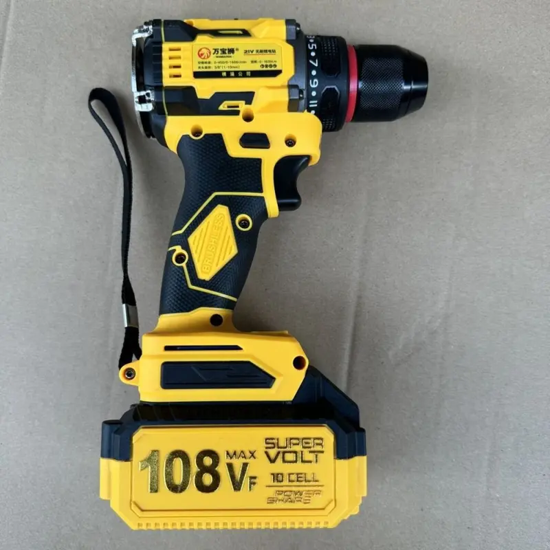 Cordless Impact Drill, Lithium Battery, High Power