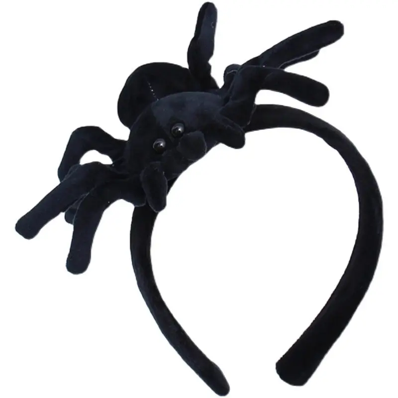 Black Spider Halloween Headband, Cartoon Insect Design for Photo Shoots
