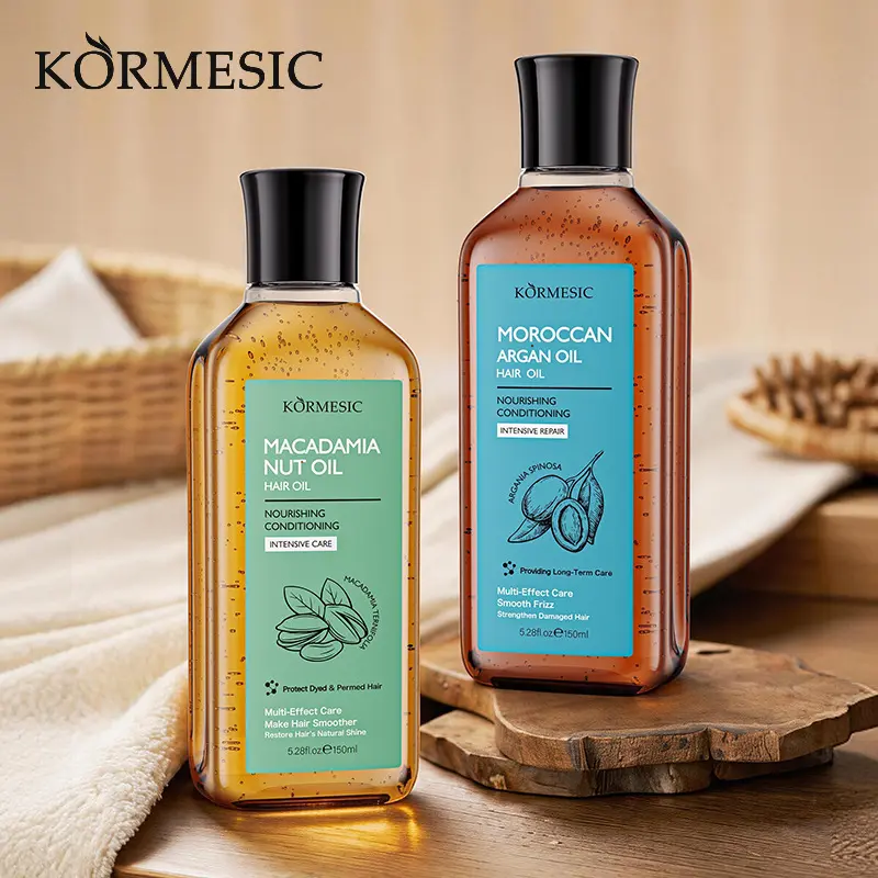 KORMESIC Bitkisel Argan Yağlı Saç Bakım Yağı Nemlendirici ve Hacim Veren