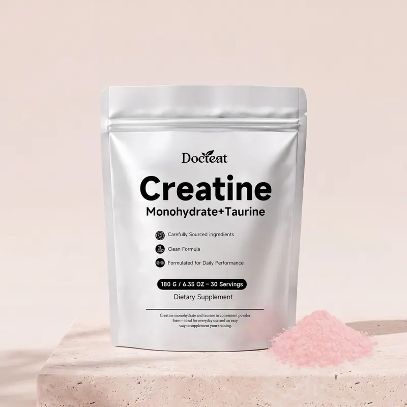 DOCTEAT Creatine Supplement Powder, Easy to Dissolve, Daily Energy