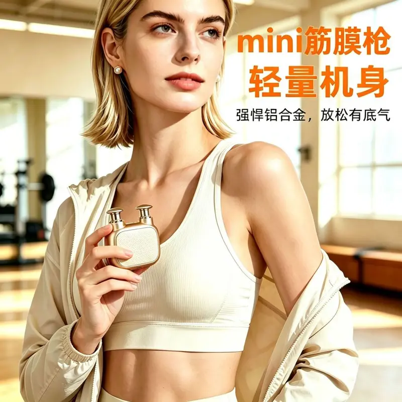 Amazon Mini Pocket Fascia Gun Brushless Electric Massager Muscle Relaxation Mini Fascia Gun Massage Gadget