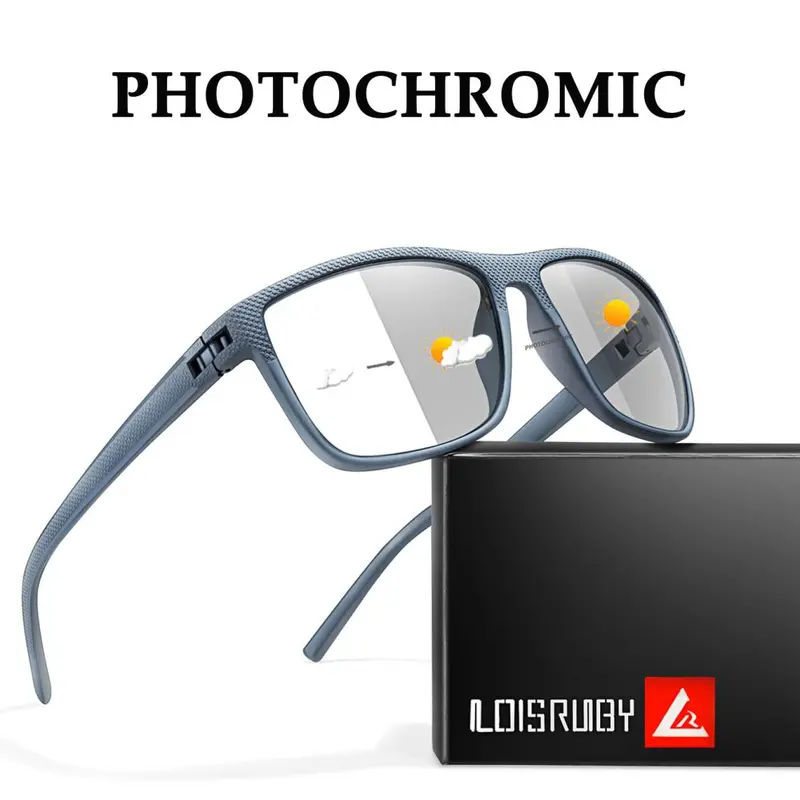 Fotochrom-Sonnenbrille, Unisex Outdoor, UV-Schutz, zum Autofahren