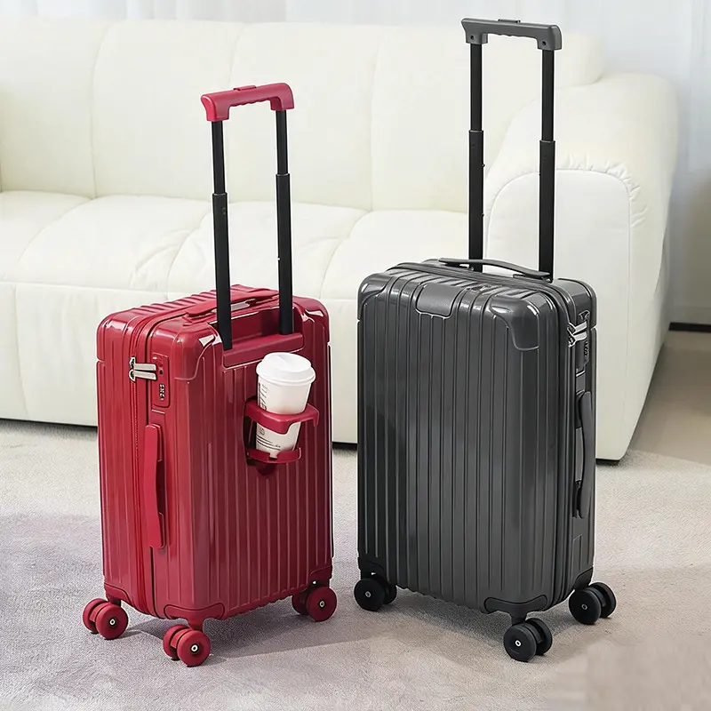 20 Inch Lightweight Silent Wheel Cabin Suitcase with Combination Lock