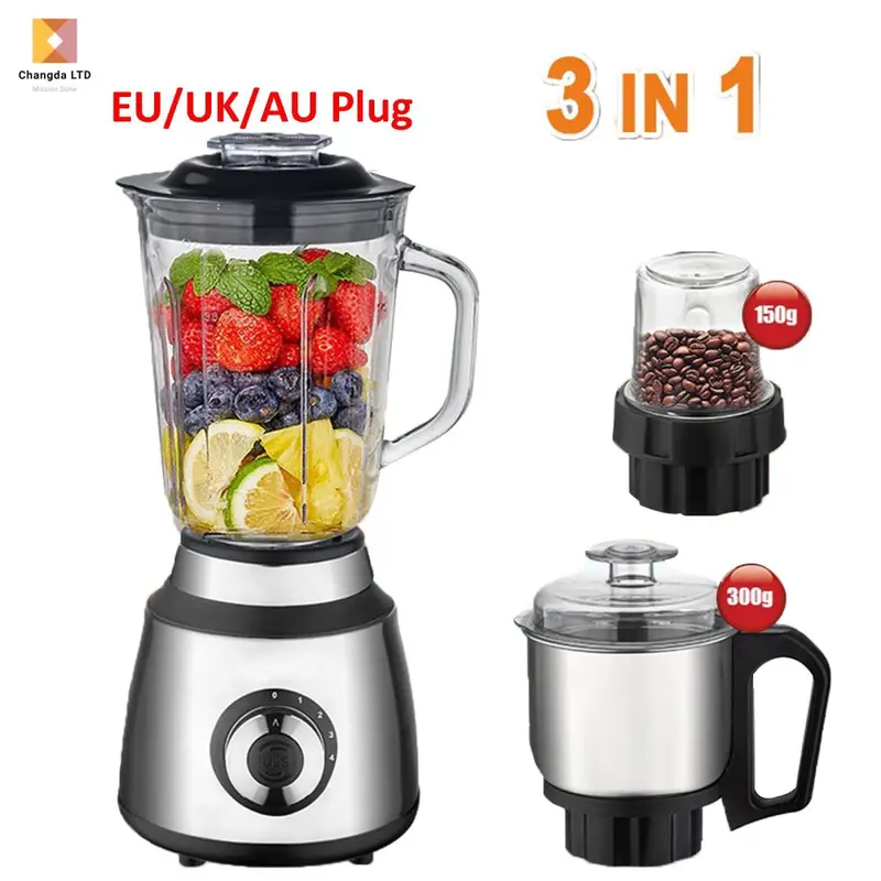 3-in-1 Fruchtentsafter Edelstahl-Klinge