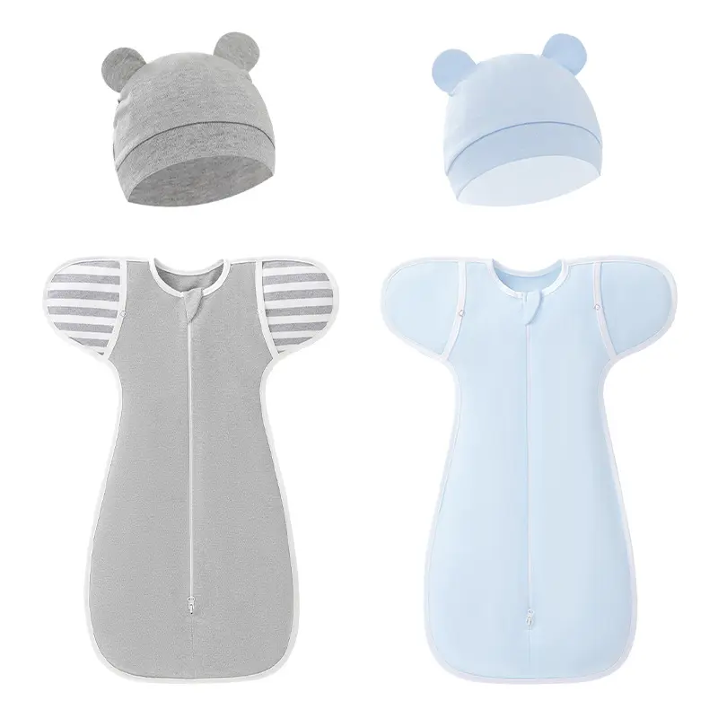 Newborn Swaddle Sleeping Bag, Spring Silk Baby Sleeping Bag
