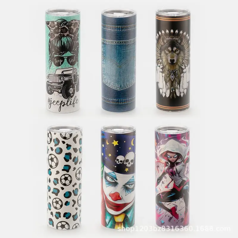 20 oz vakumlu paslanmaz çelik 304 termos bardak, taşınabilir, süblimasyon