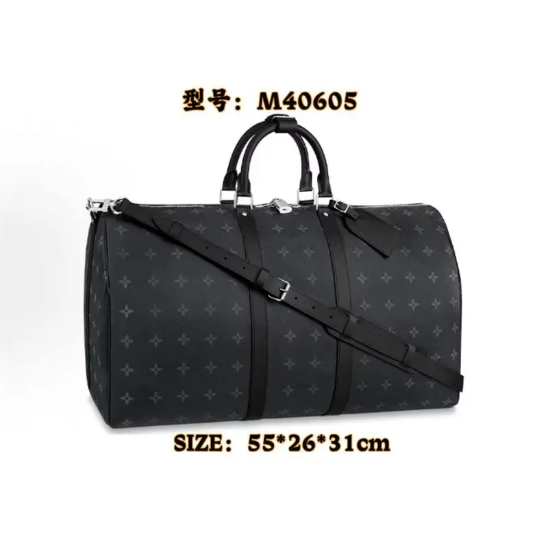 Keepall 55 travel bag, large capacity duffel bag