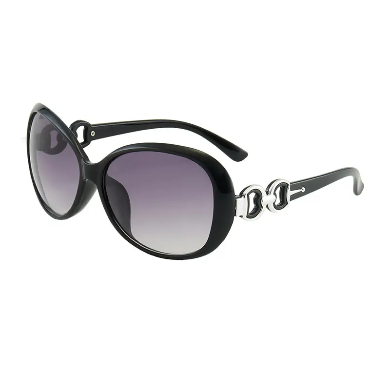 Large Frame Retro Women's Sunglasses UV Protection Round Frame