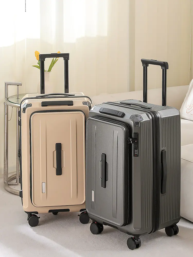 28 Zoll erweiterbarer Trolley mit leisen Rollen und Zahlenschloss