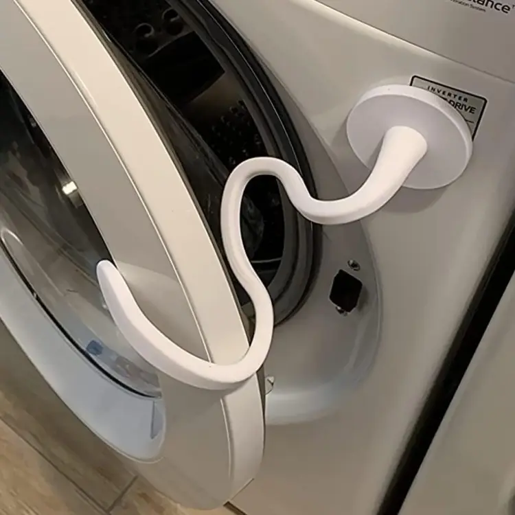 Magnetic washing machine door holder, strong magnet silicone snake-shaped holder