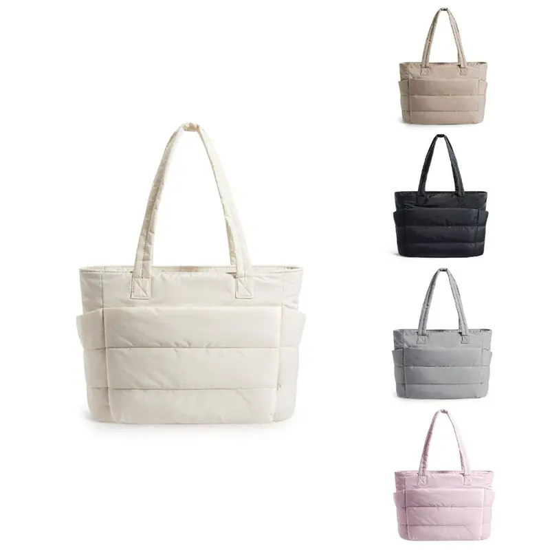 Women's Single-Shoulder Tote Bag, Large Capacity, Multi-Compartment