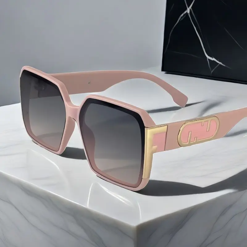 Women's Square Frame Sunglasses, UV Protection, for Travel