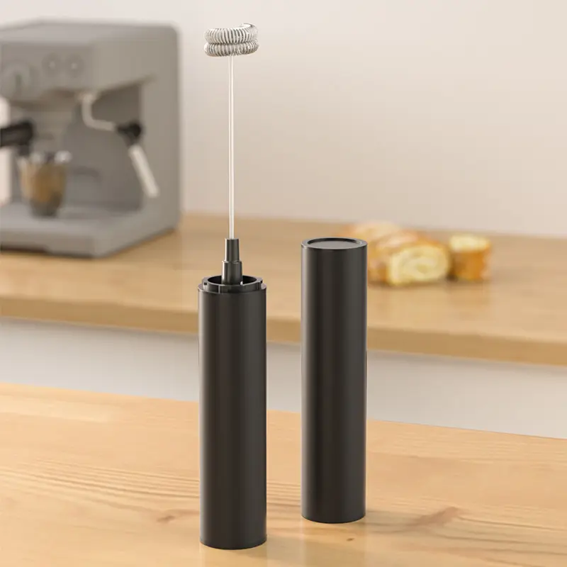 Rechargeable coffee frother electric household type egg beater milk lid frother handheld mini milk frother