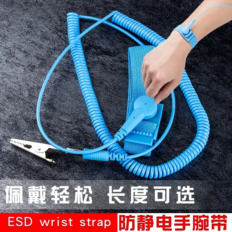 Anti-Static Wrist Strap, Corded, Unisex, for Phone Repair
