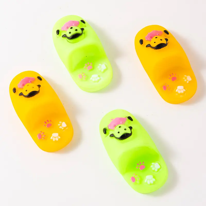 Quietscher-Hundespielzeug aus Gummi in Schuhform