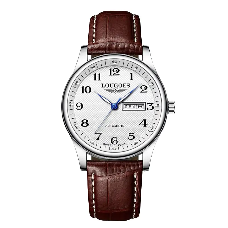 Quarz Herrenarmbanduhr wasserdicht leuchtend Retro-Design
